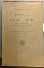 GIOVANNI A PRATO 1896 LA MESCOLANZA E IL TAGLIO DEI VINI - ENOLOGIA