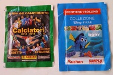 BUSTINA CALCIATORI 2014/15 PANINI + Bustina Disney Pixar Auchan 