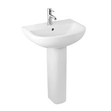 Lavabo con colonna 55 cm in