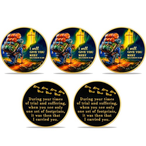 5pcs christian challenge - 5pcs, coin