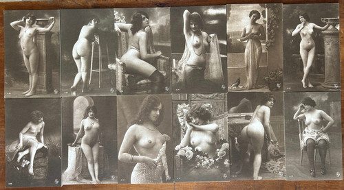 Lotto cartoline erotiche - lotto,