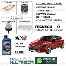 KIT TAGLIANDO 4 FILTRI OLIO