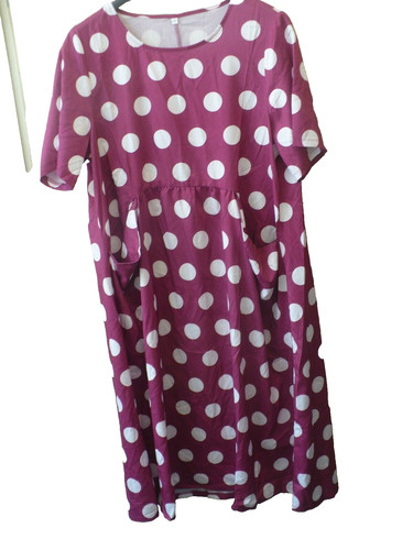 Vestito viola rosso grandi - rosso,
