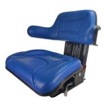 Sedile trattore New holland con molleggio meccanico meccanica pvc colore Blu lar
