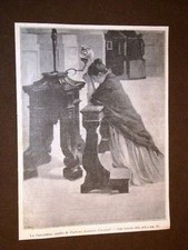 La preghiera Quadro di Vettore Antonio Cargnel