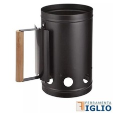 Contenitore Ciminiera Accendifuoco Accendi Carbone Carbonella per Barbecue BBQ