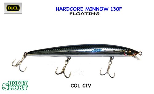 Duel minnow hardcore 130f col - duel,
