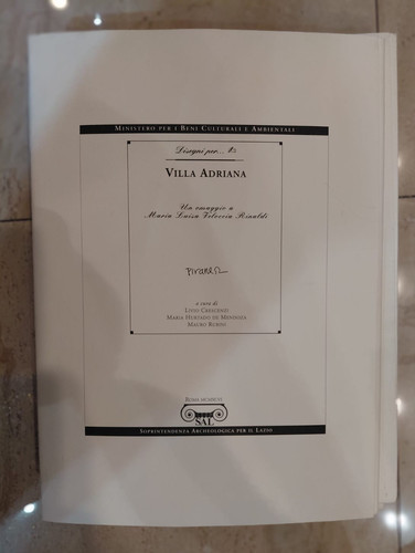 Disegni per villa adriana - per, un