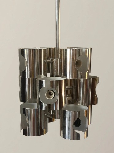 Lampadario vintage space age - space,