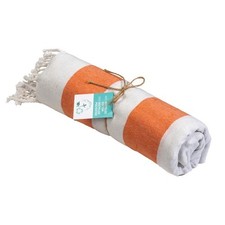 Telo Arancione con Frange