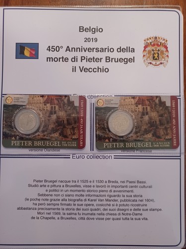 Busta per coin card - 2, euro