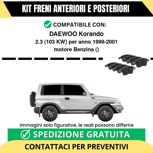 Pastiglie freno ant post - ant,