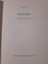 BAKUNIN E.H.Carr prima ed. 1977