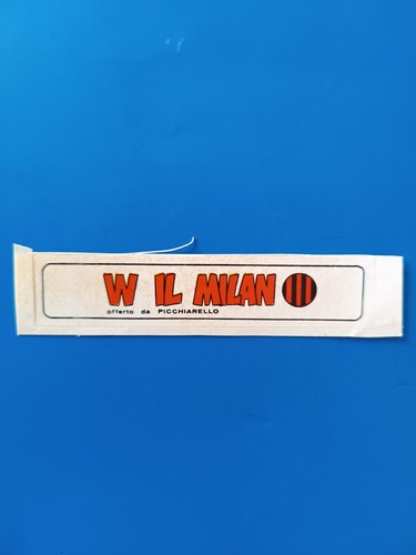 Figurina milan calciatori - w, il