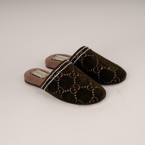 Gucci pantofola velluto - pantofola,