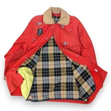 Fay “4 Ganci” Fireman Jacket, red, size L