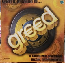 Greed gioco da tavolo in italiano Hasbro 4-8 giocatori