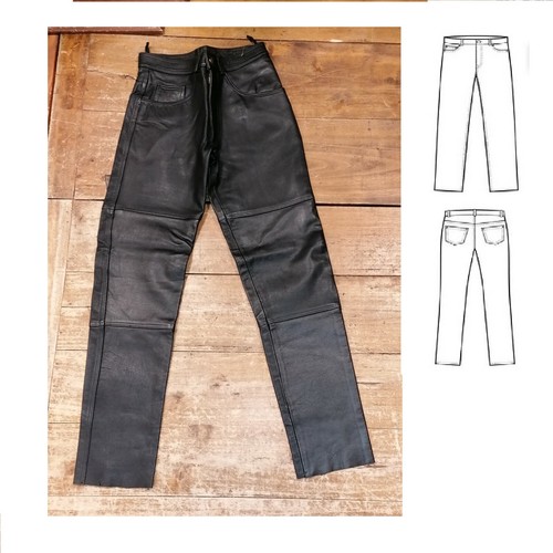 Pantaloni tasche pelle - 5,