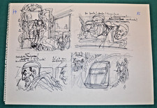 MAGNUS Original Comic Art Preliminare tavola originale 34/35 LO SCONOSCIUTO # 1