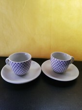 SET 2 TAZZINE POIS CAFFÈ BAR TAZZA ESPRESSO COFFEE CUPS FADE