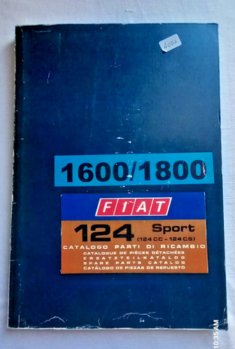Catalogo fiat 124 sport - catalogo,