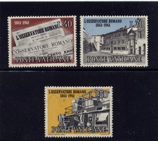 Vatican Stamp Sc 310-12, 1961