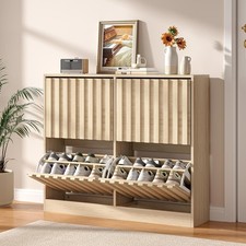 Scarpiera ampia in legno