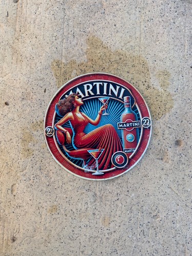 Insegna martini rotonda 20x20 - insegna,