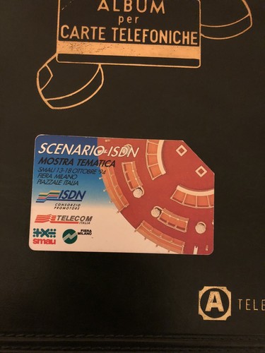 Scheda telefonica smau - scheda,