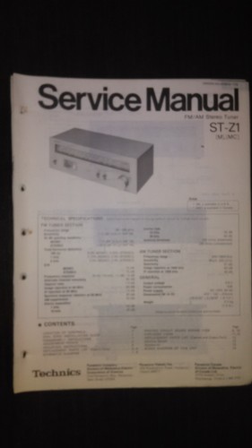 Technics manuale di - st-z1,