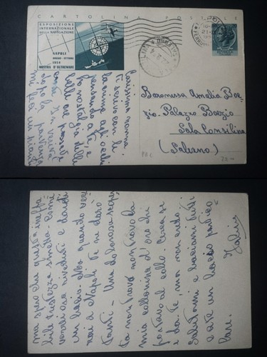 Intero postale 1954 lire - intero,