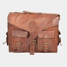 Borsa in vera pelle per laptop