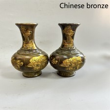 Vaso antico rame puro orchidea