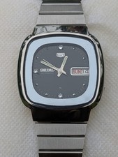 Seiko 5 vintage automatico giorno/data 7009-5150 forma tv uomo made in Japan