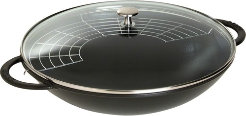 Staub wok ghisa 6 quarti - in,