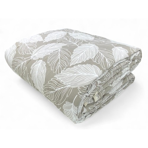 Trapuntino foglie beige - foglie,
