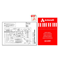 SIEL MK370 ANTONELLI 2381 SUZUKI  Keyman PK37 Schematic Service Manual + Owner's