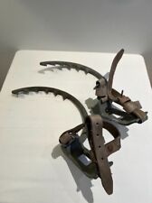 2 RAMPONI RISALITA PALI LUCE VINTAGE MARCATI S.I.P. ( DUE PIEDI DESTRI)