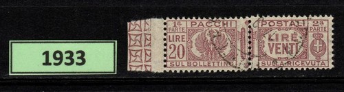 1927 pacchi postali - pacchi,