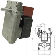 MOTORIDUTTORE KENTA T3 Stufa a Pellet K9115062 FB1187 NORDICA EXTRAFLAME LINCAR