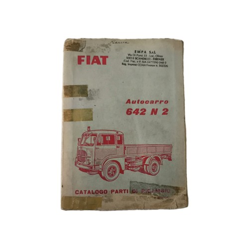 1957 catalogo ricambi fiat - 1957,