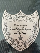 Une étiquette champagne - une, de