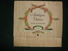 1962 ANTICO CALENDARIO PISTOLE