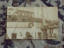 Cartolina piroscafo rapido a turbina Cobra Amburgo 22 7 1928 su mare alto a bordo