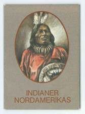 Indianer Nordamerikas. 10 Karten. Sammelbildmappe 309 DDR