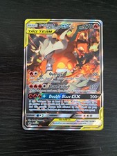 Carte Pokemon Reshiram Charizard Gx SM201 Black Star Promos  ENG Tag Team