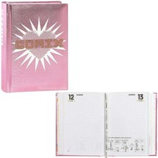 Comix diario agenda pink heart - diario,