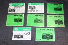 8 manuali fotocamera vintage
