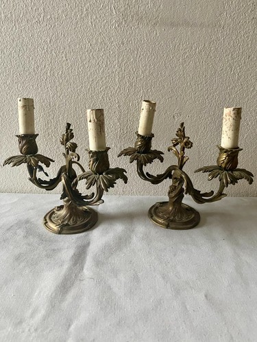 Coppia candelieri vintage - di,
