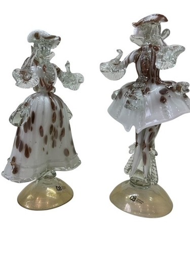 Coppia goldoniana figure dama - coppia,